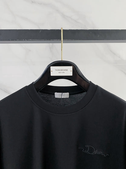 Dior Logo Mercerized Cotton T-Shirt – 2025 Spring/Summer Collection