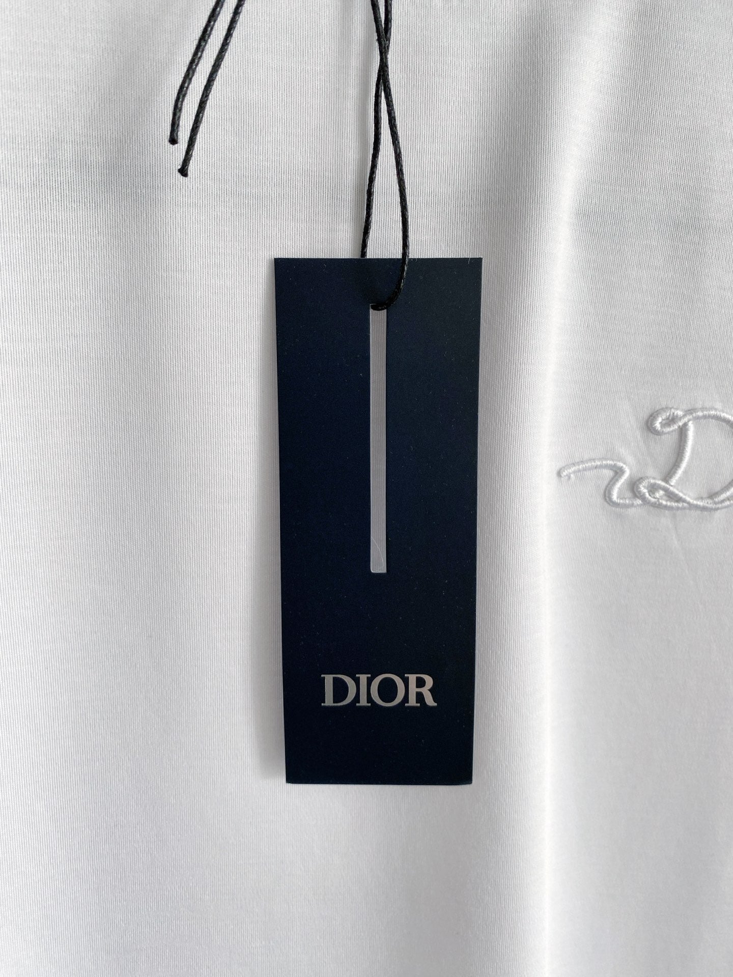 Dior Logo Mercerized Cotton T-Shirt – 2025 Spring/Summer Collection