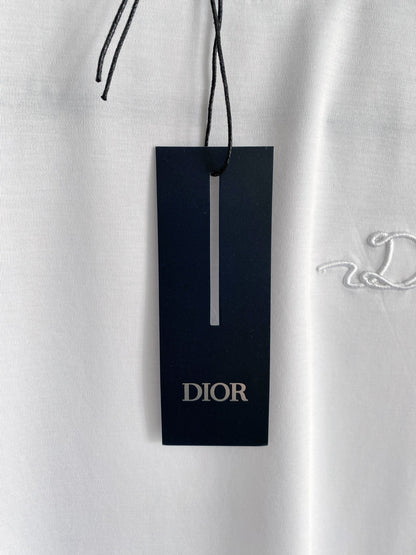 Dior Logo Mercerized Cotton T-Shirt – 2025 Spring/Summer Collection