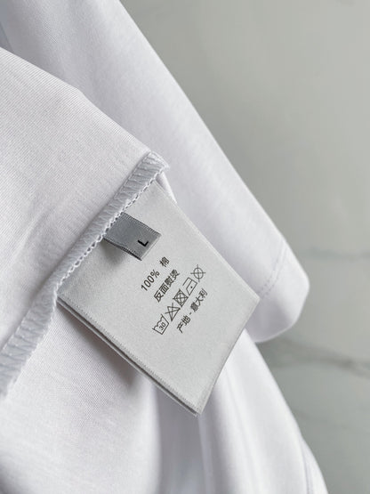 Dior Logo Mercerized Cotton T-Shirt – 2025 Spring/Summer Collection