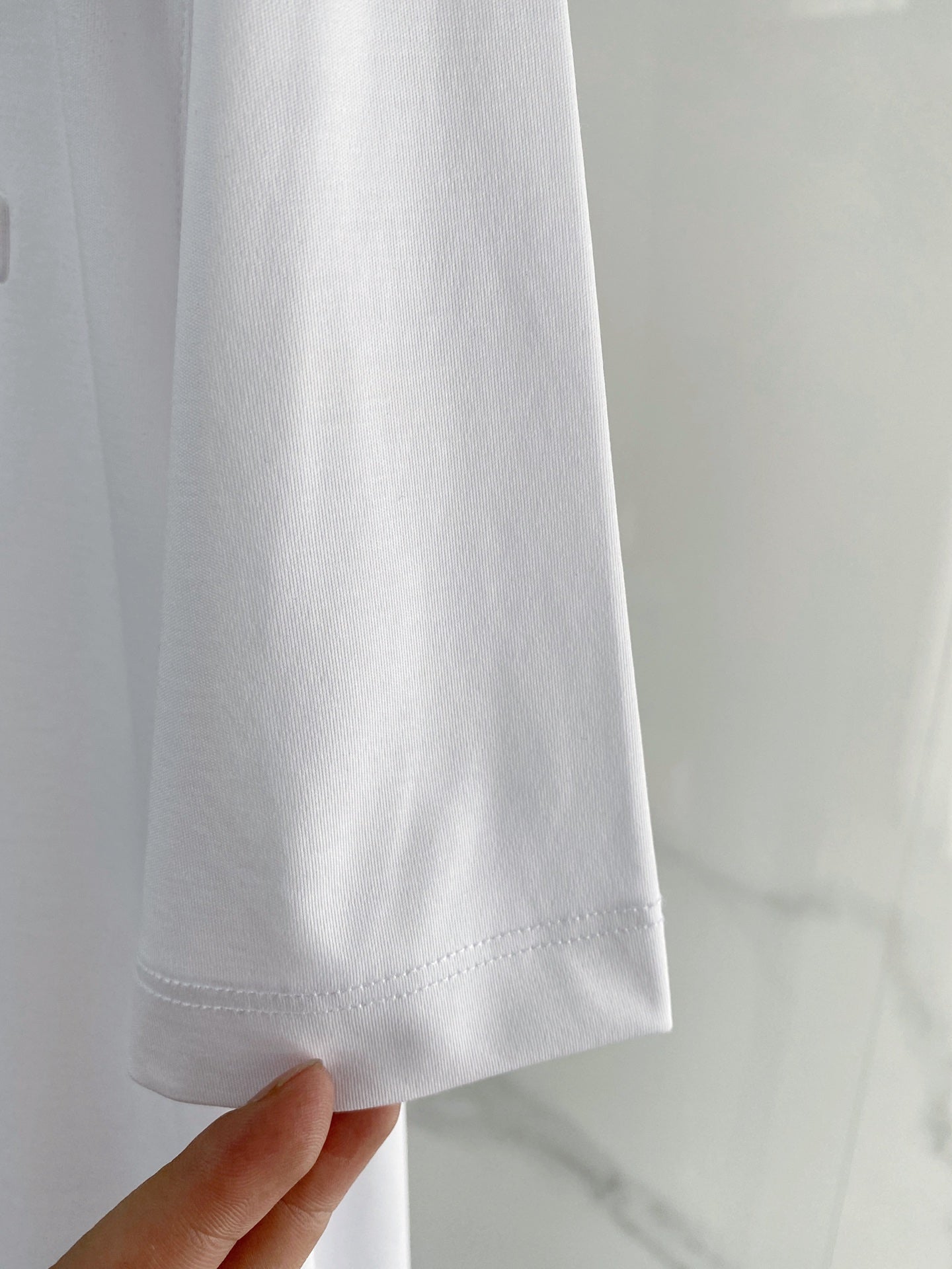 Dior Logo Mercerized Cotton T-Shirt – 2025 Spring/Summer Collection