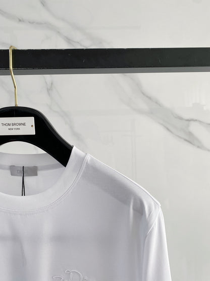 Dior Logo Mercerized Cotton T-Shirt – 2025 Spring/Summer Collection
