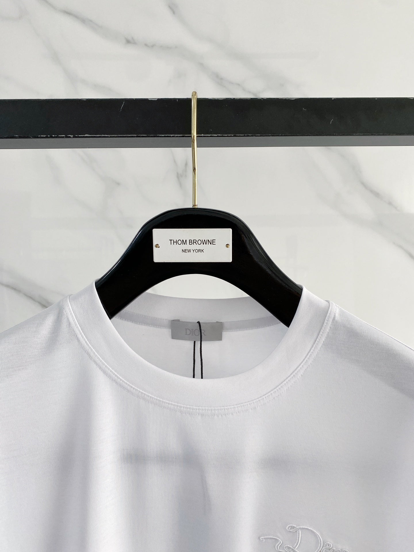 Dior Logo Mercerized Cotton T-Shirt – 2025 Spring/Summer Collection
