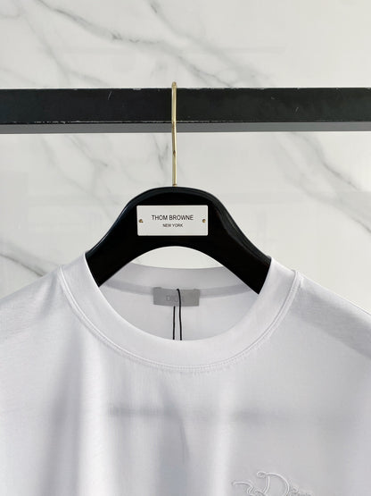 Dior Logo Mercerized Cotton T-Shirt – 2025 Spring/Summer Collection