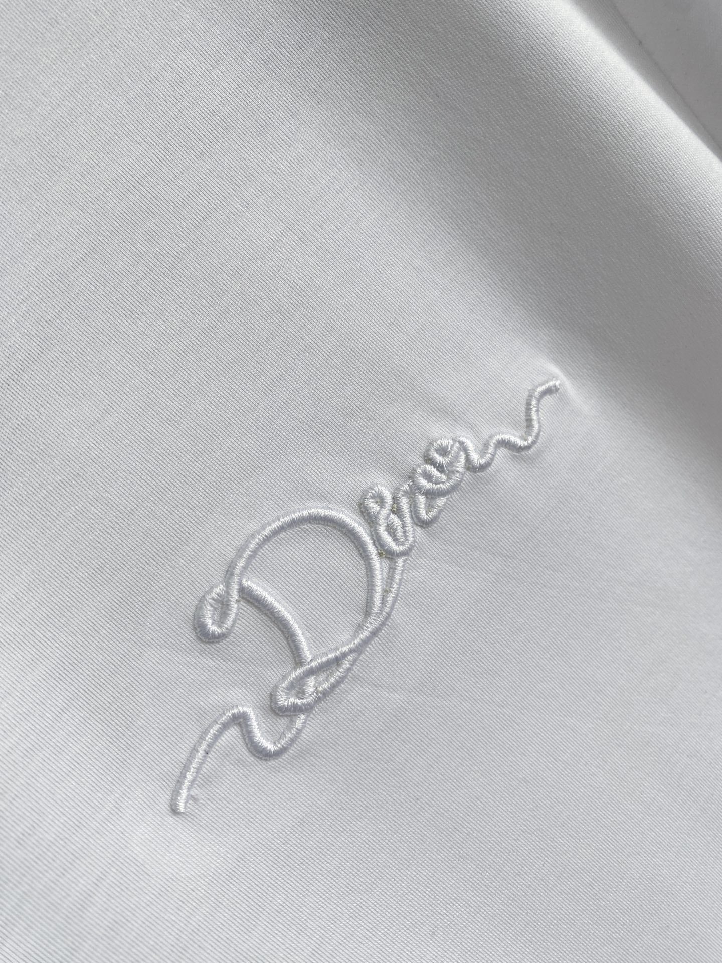 Dior Logo Mercerized Cotton T-Shirt – 2025 Spring/Summer Collection