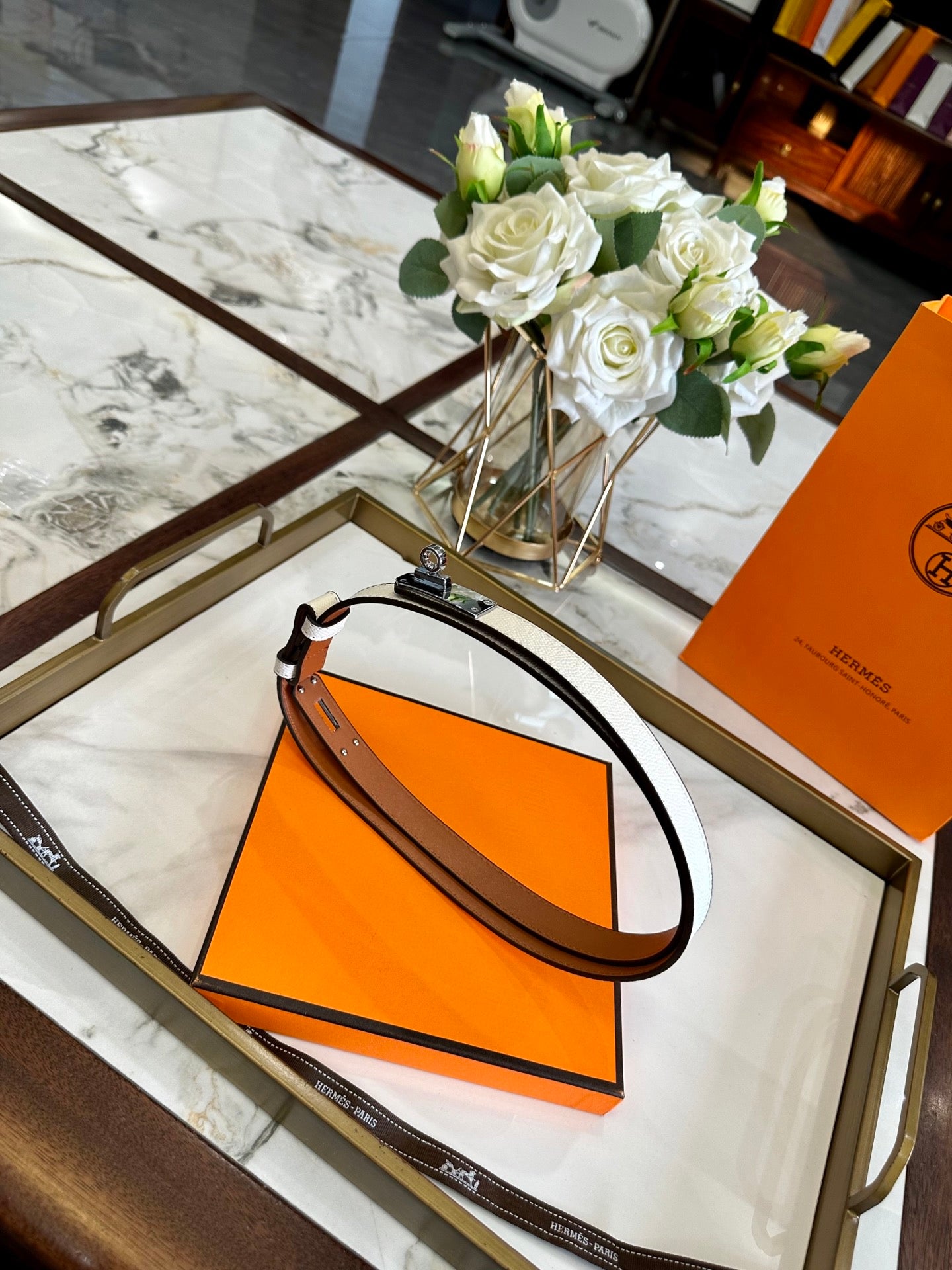 Hermès Slim Leather Belt – 2.0cm