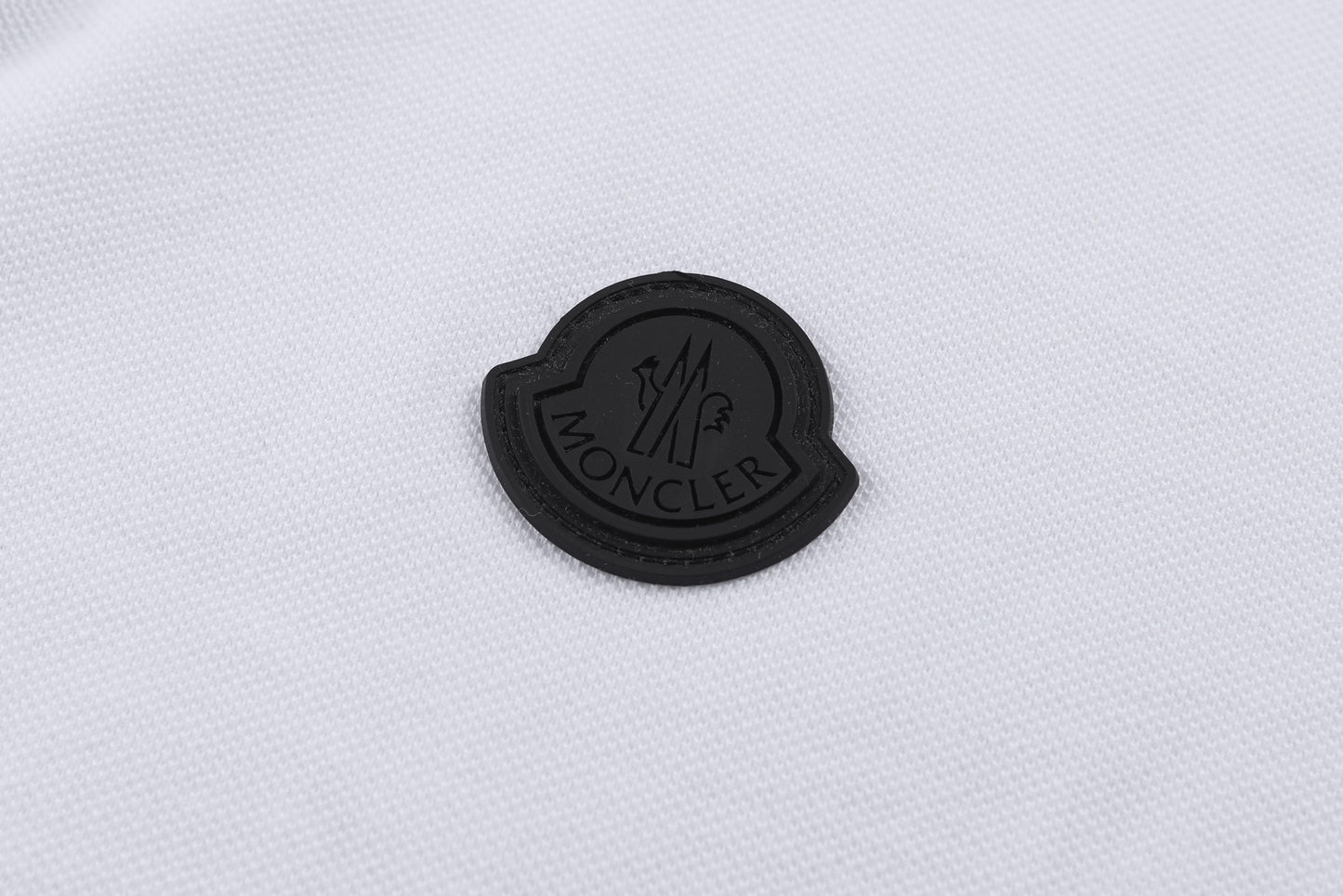 Moncler Logo Patch Cotton Pique Polo Shirt – 26SS