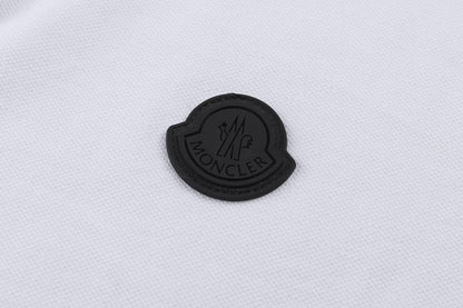 Moncler Logo Patch Cotton Pique Polo Shirt – 26SS