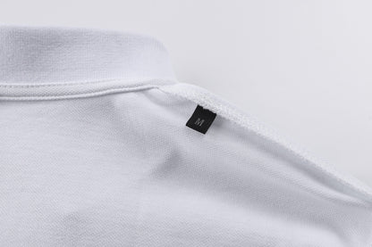 Moncler Logo Patch Cotton Pique Polo Shirt – 26SS
