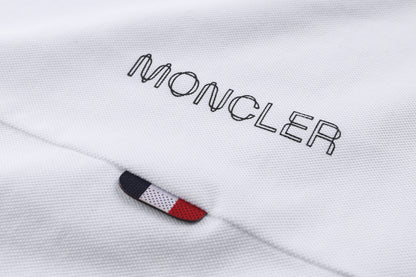 Moncler Logo Patch Cotton Pique Polo Shirt – 26SS