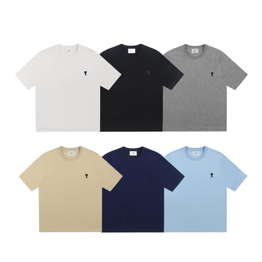 AMI Paris Small Heart Embroidered Crewneck T-Shirt – 26SS