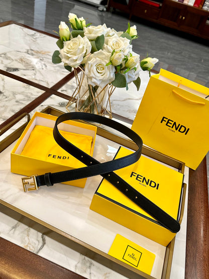 Fendi Classic Leather Belt – 2.5cm