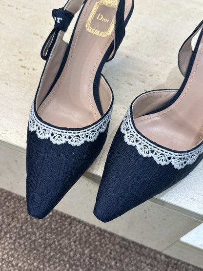 Dior J'Adior Dentelle Slingback Heels – 2026 Early Spring Haute Couture Collection