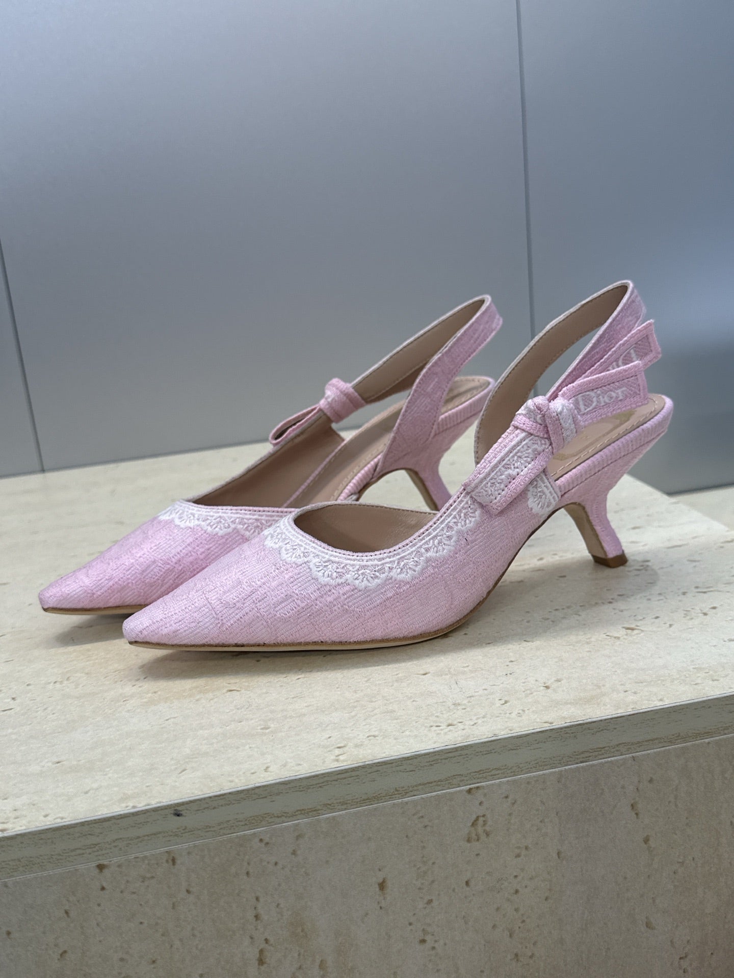 Dior J'Adior Dentelle Slingback Heels – 2026 Early Spring Haute Couture Collection