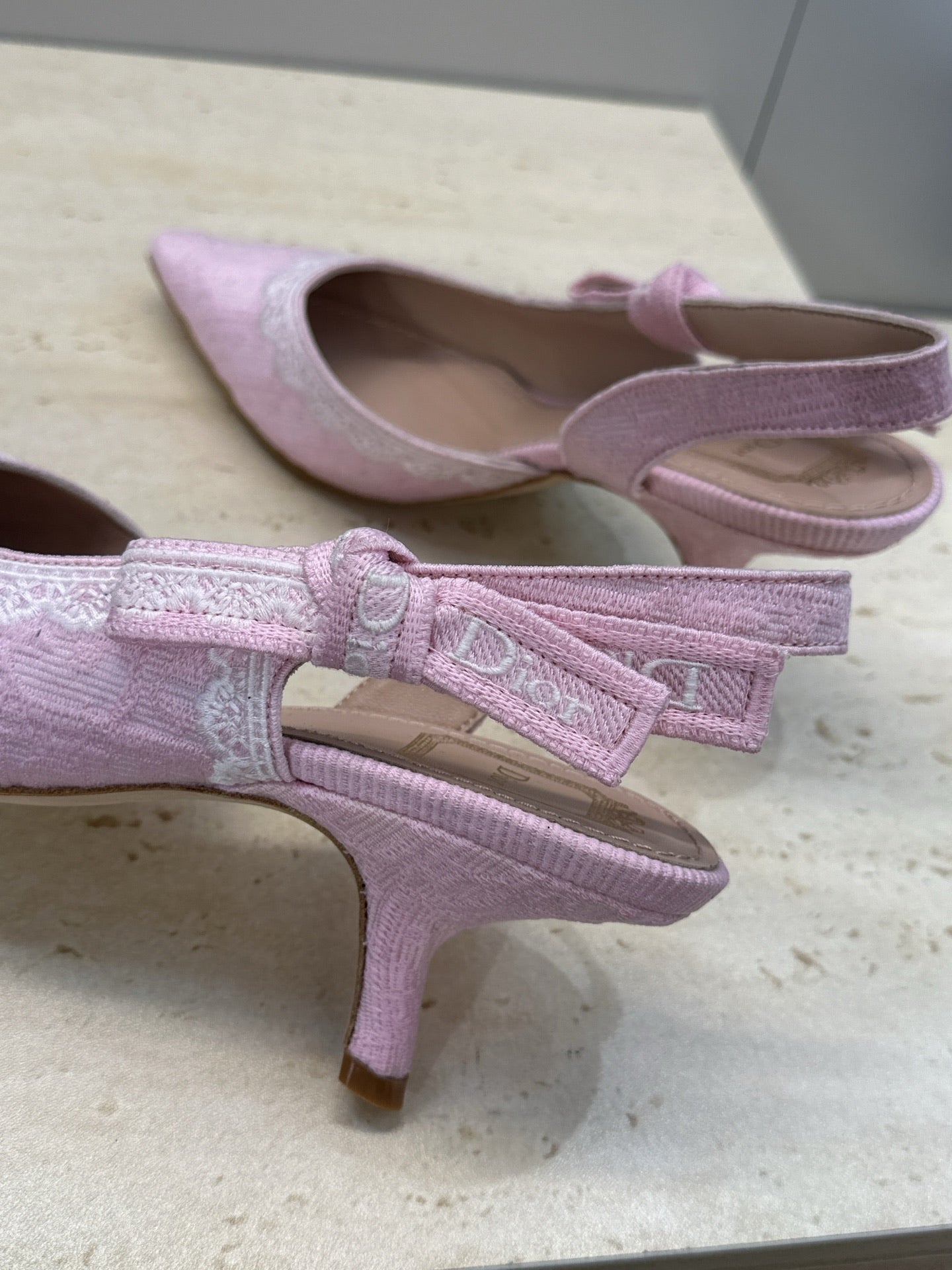 Dior J'Adior Dentelle Slingback Heels – 2026 Early Spring Haute Couture Collection