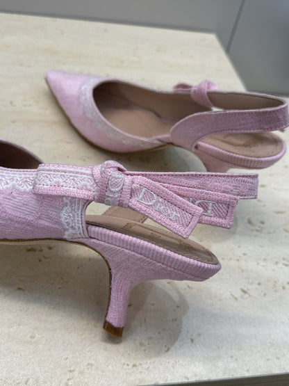 Dior J'Adior Dentelle Slingback Heels – 2026 Early Spring Haute Couture Collection