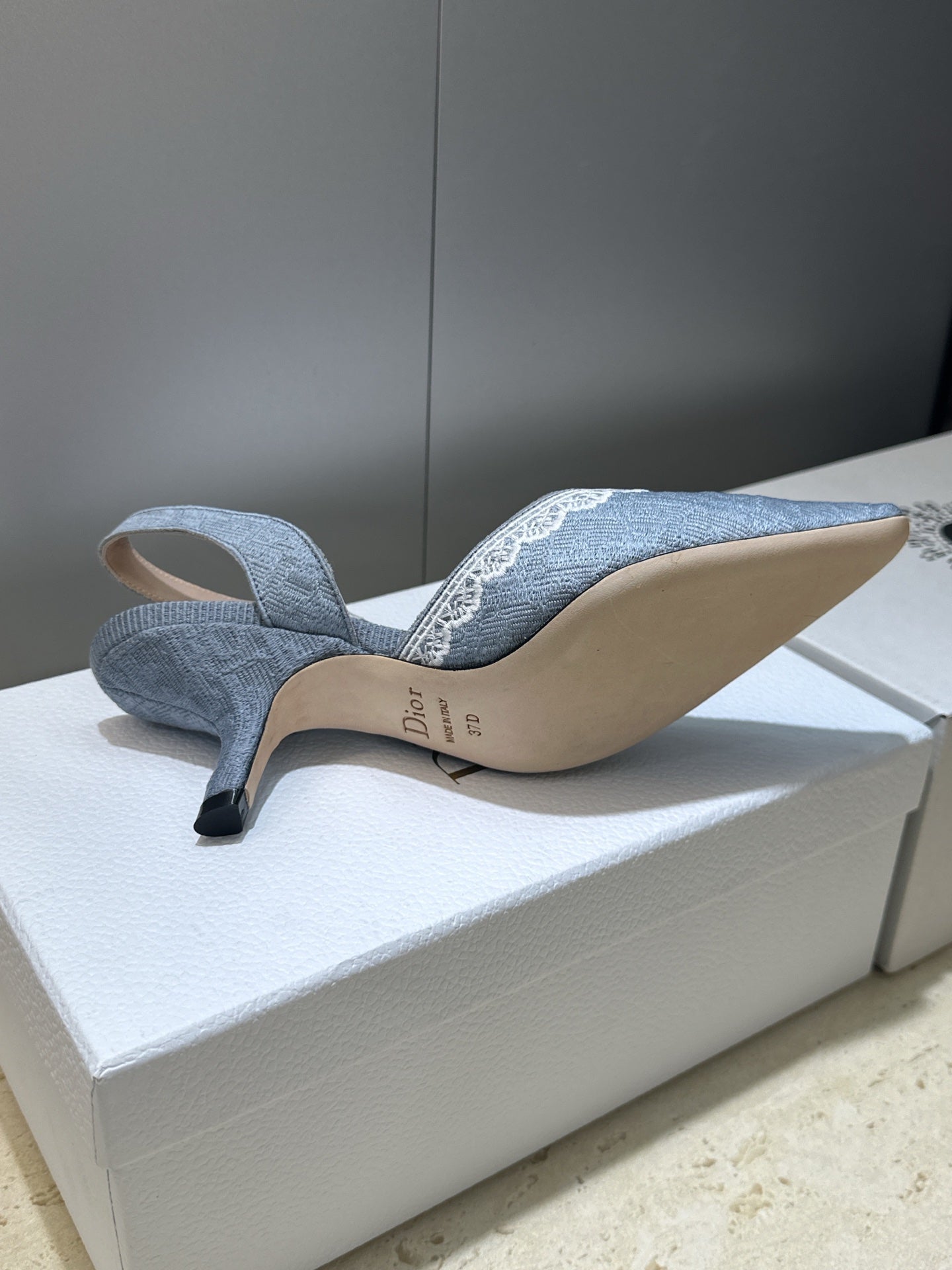 Dior J'Adior Dentelle Slingback Heels – 2026 Early Spring Haute Couture Collection