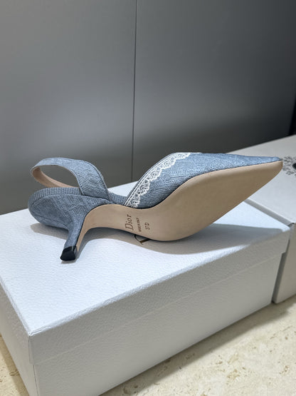 Dior J'Adior Dentelle Slingback Heels – 2026 Early Spring Haute Couture Collection