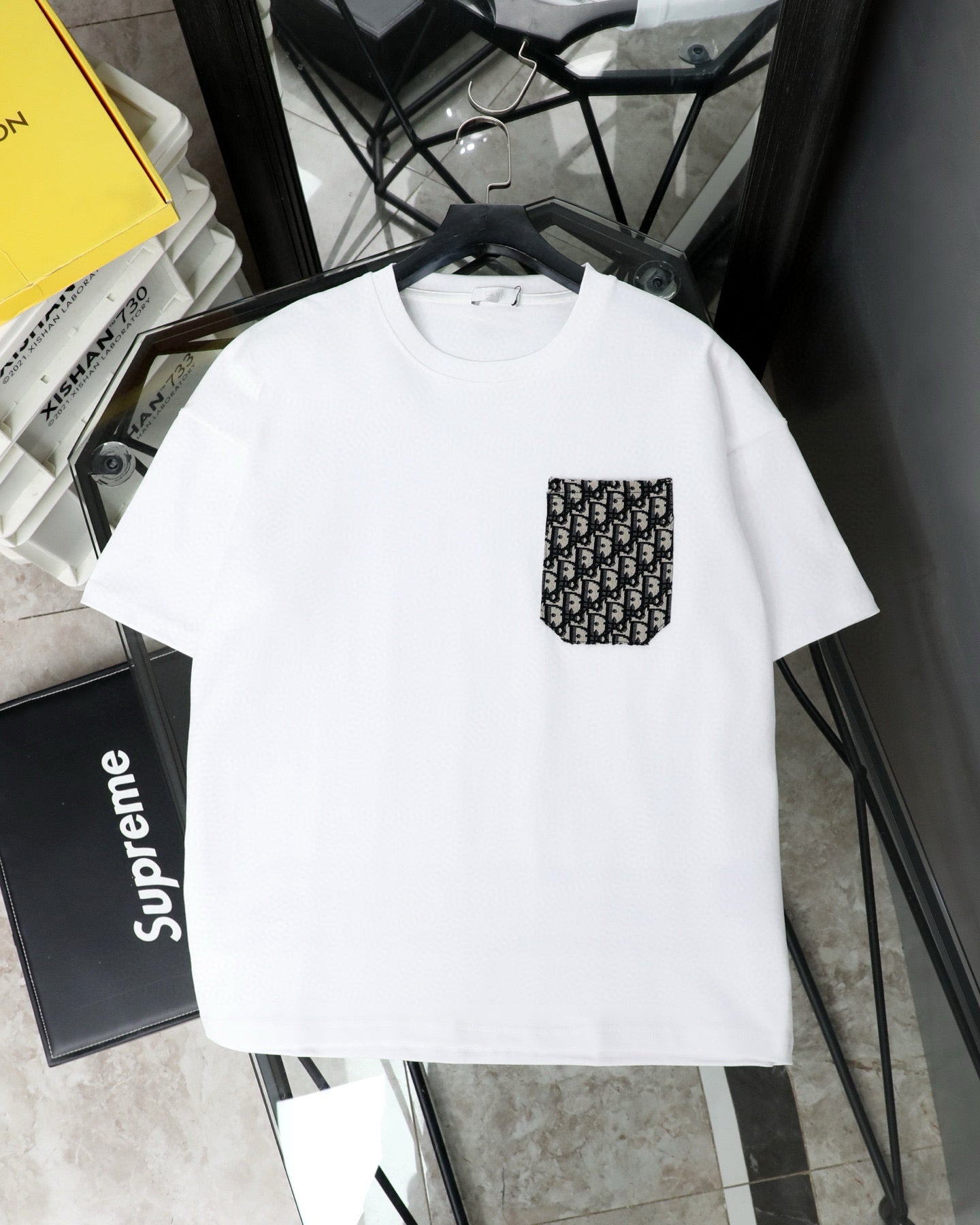 Dior Classic Jacquard Pocket Striped T-Shirt – 2024SS