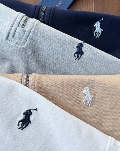 Ralph Lauren Half-Zip Contrast Trim Polo Shirt – 2025 Collection