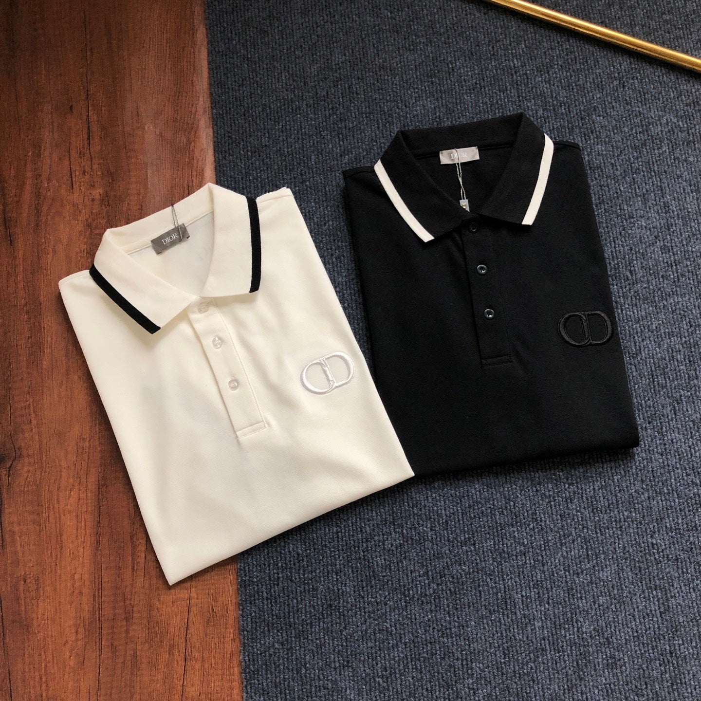 Dior Classic Logo Embroidered Polo Shirt – 2026SS