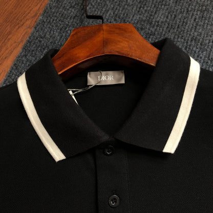 Dior Classic Logo Embroidered Polo Shirt – 2026SS