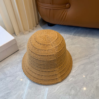 Chanel Knitted Resort Straw Hat