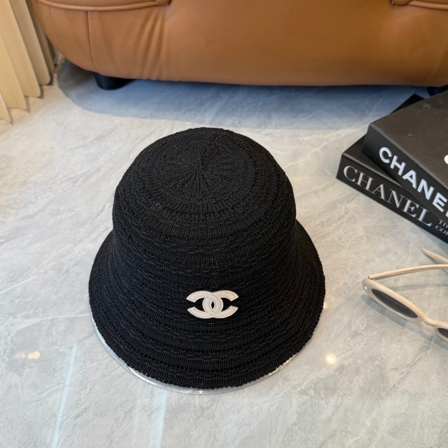 Chanel Knitted Resort Straw Hat