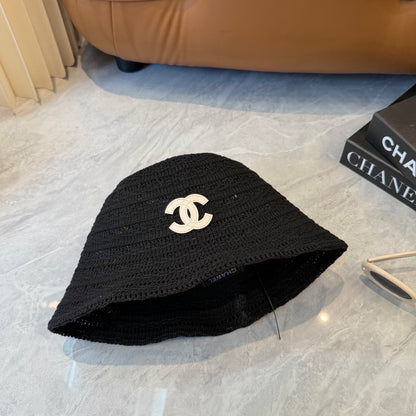 Chanel Knitted Resort Straw Hat