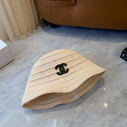 Chanel Knitted Resort Straw Hat