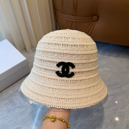 Chanel Knitted Resort Straw Hat