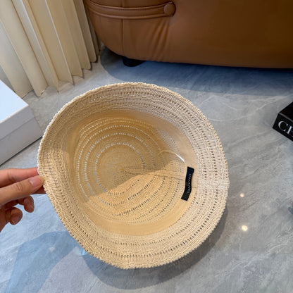Chanel Knitted Resort Straw Hat