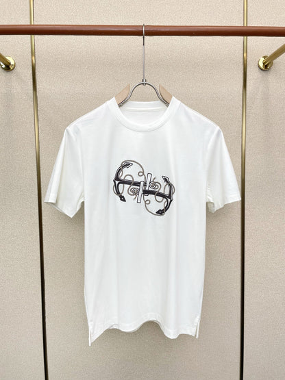 Hermès Men's Casual Short-Sleeve T-Shirt