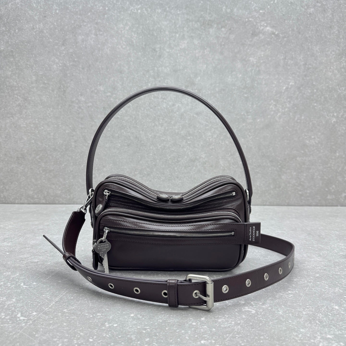 Acne Studios Retro Collapsed Camera Bag
