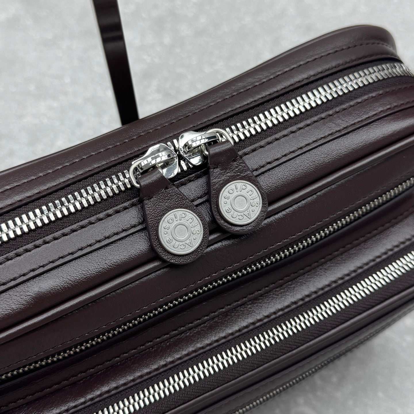 Acne Studios Retro Collapsed Camera Bag