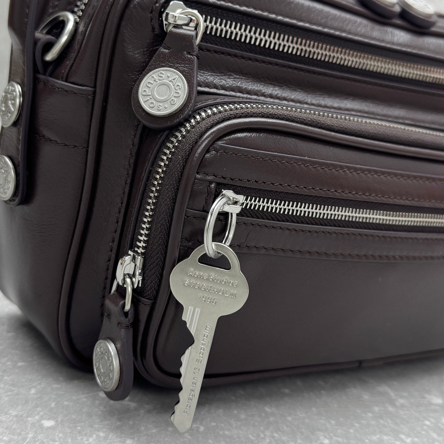 Acne Studios Retro Collapsed Camera Bag