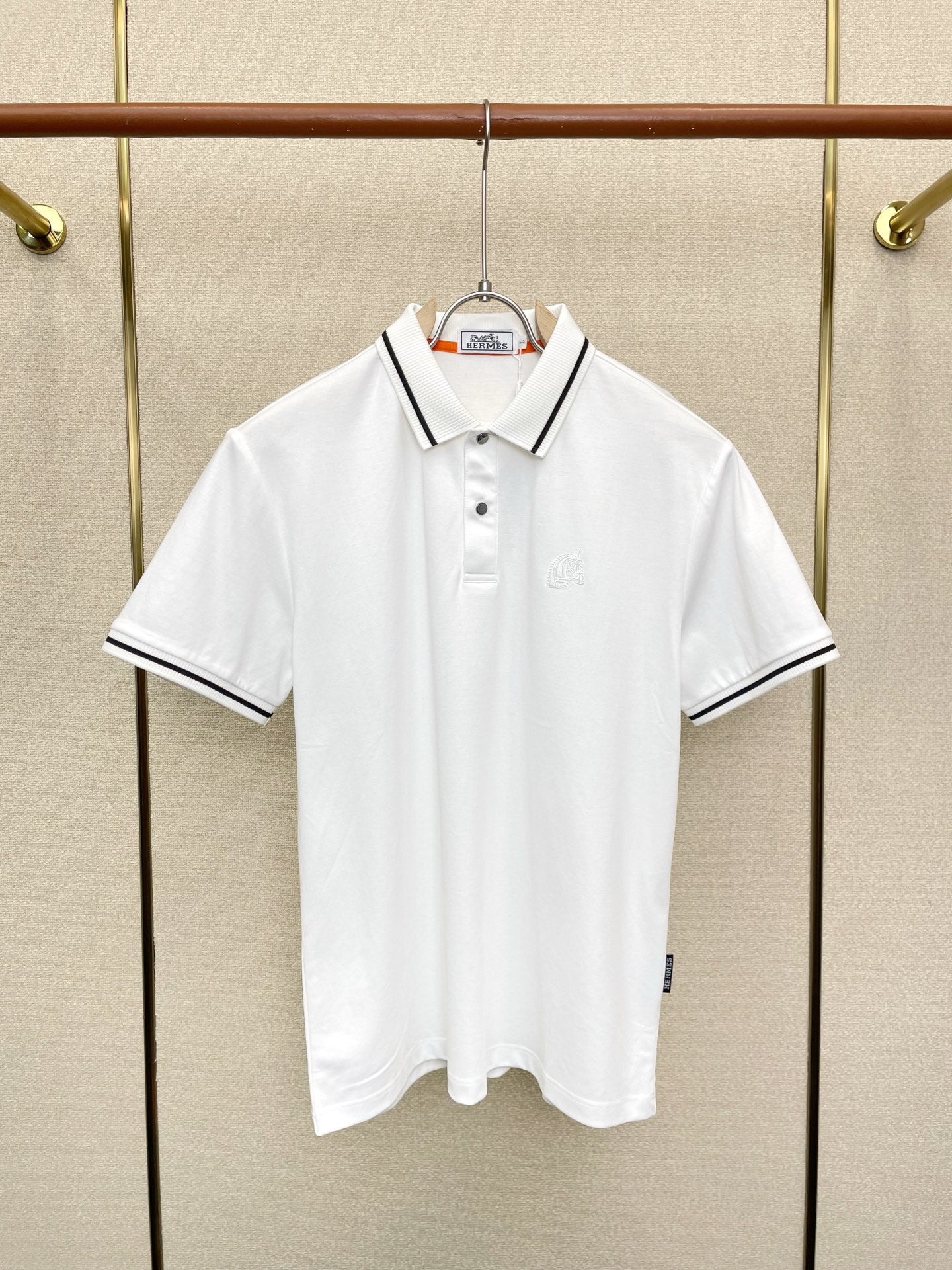Hermès Men's Casual Short-Sleeve T-Shirt – Spring/Summer Collection