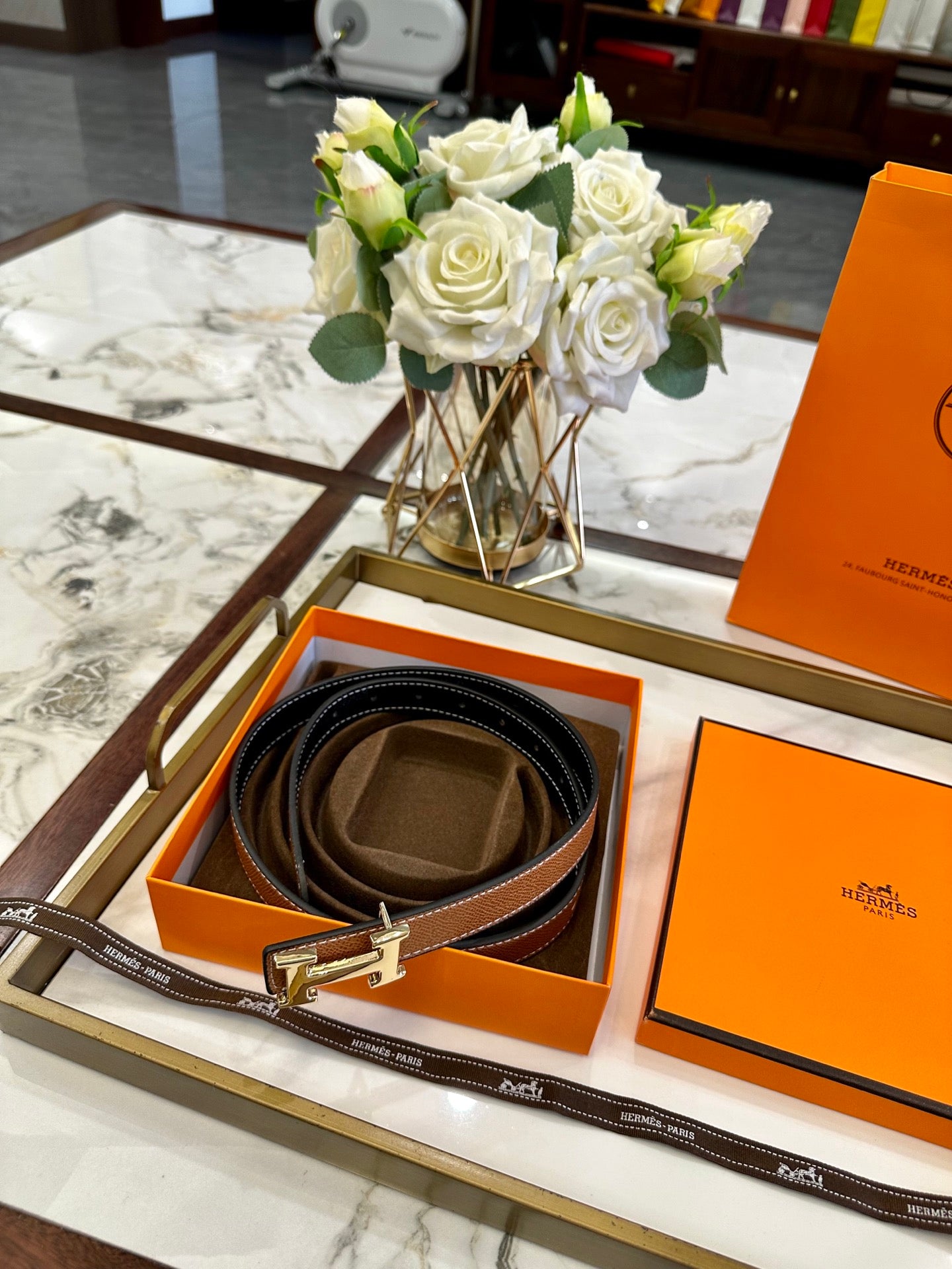 Hermès Classic Leather Belt – 2.5cm