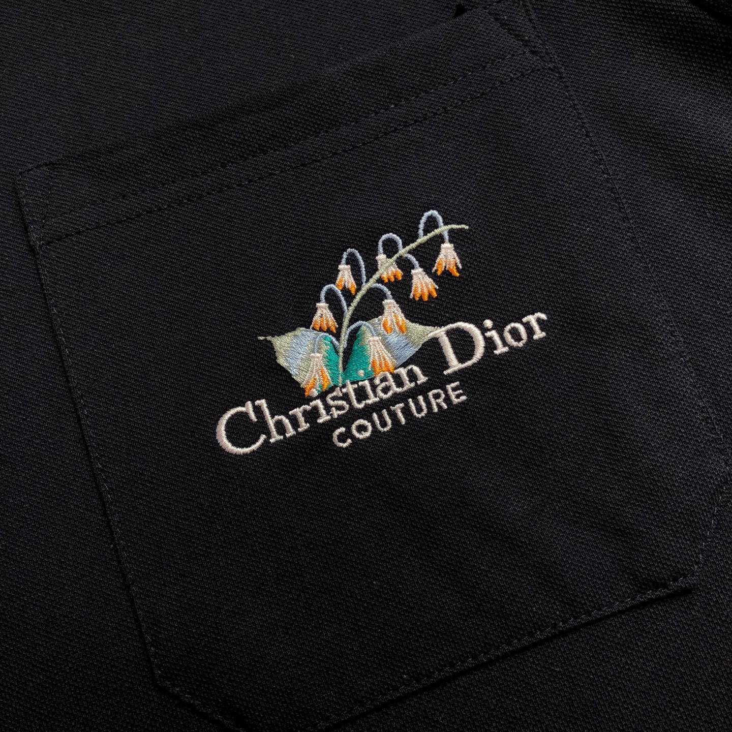 Dior Classic Logo Embroidered Polo Shirt – 2026SS