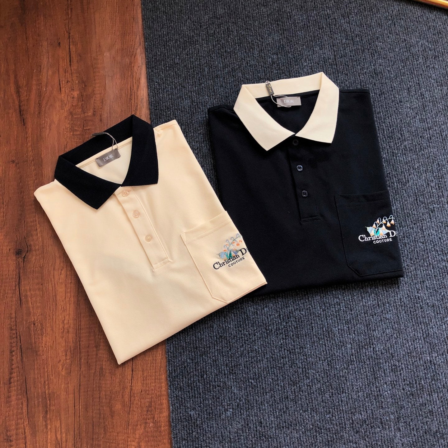 Dior Classic Logo Embroidered Polo Shirt – 2026SS
