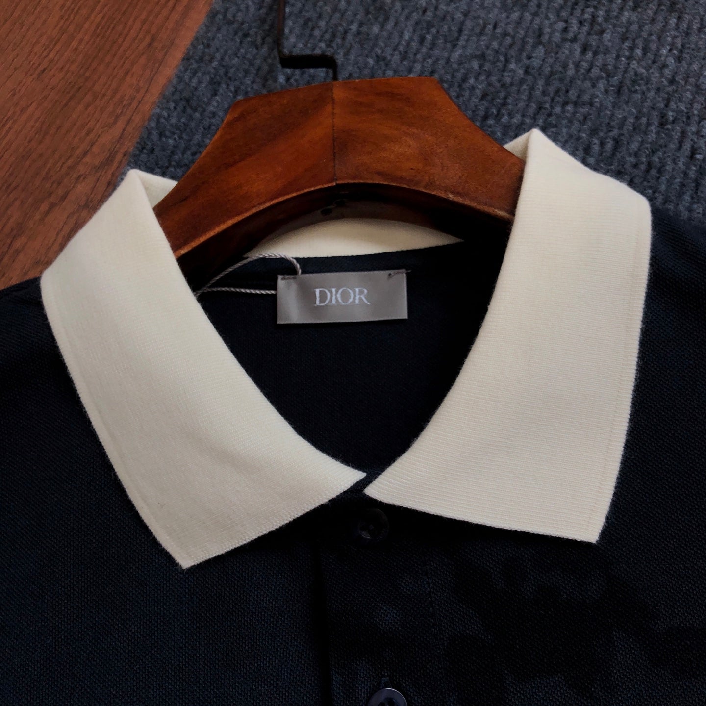 Dior Classic Logo Embroidered Polo Shirt – 2026SS