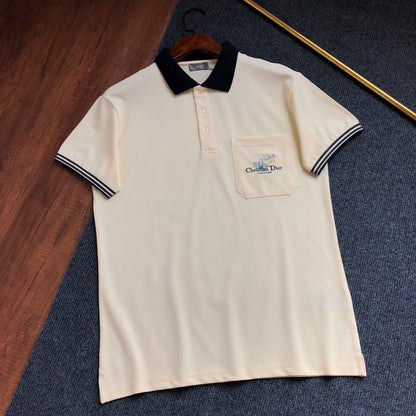 Dior Classic Logo Embroidered Polo Shirt – 2026SS