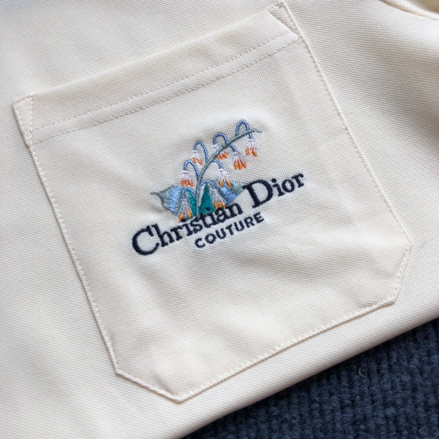 Dior Classic Logo Embroidered Polo Shirt – 2026SS