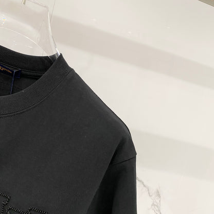 Louis Vuitton Clover Logo Embroidered Cotton T-Shirt