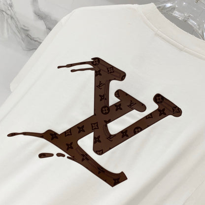 Louis Vuitton Washed Retro Distressed Logo T-Shirt