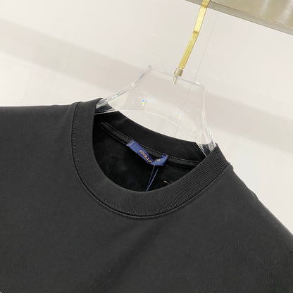 Louis Vuitton Washed Cotton Logo Embroidery T-Shirt