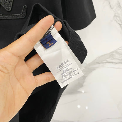 Louis Vuitton Washed Cotton Logo Embroidery T-Shirt