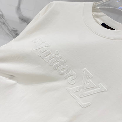 Louis Vuitton Washed Cotton Logo Embroidery T-Shirt