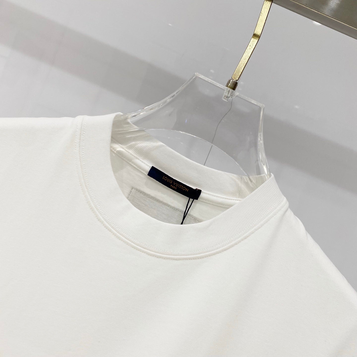 Louis Vuitton Washed Cotton Logo Embroidery T-Shirt