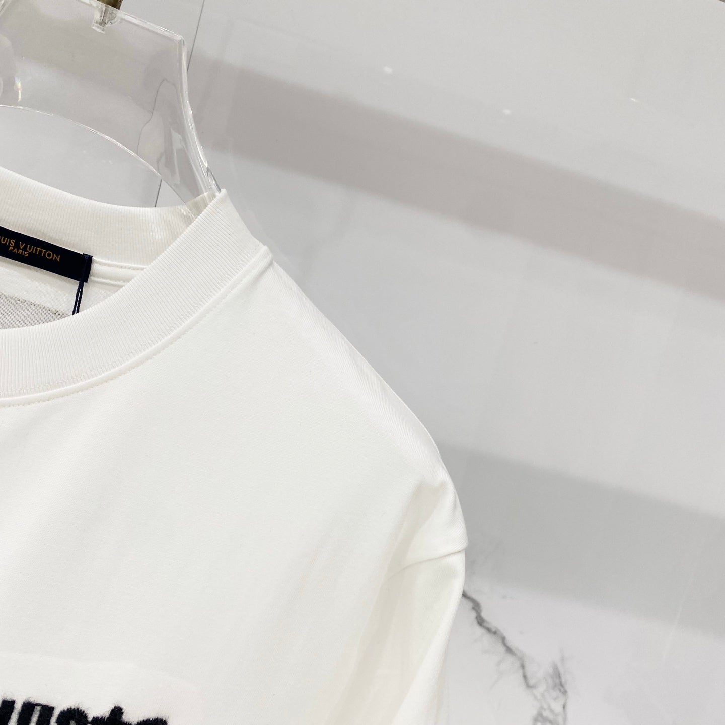 Louis Vuitton 1864 Fringe Logo Cotton T-Shirt